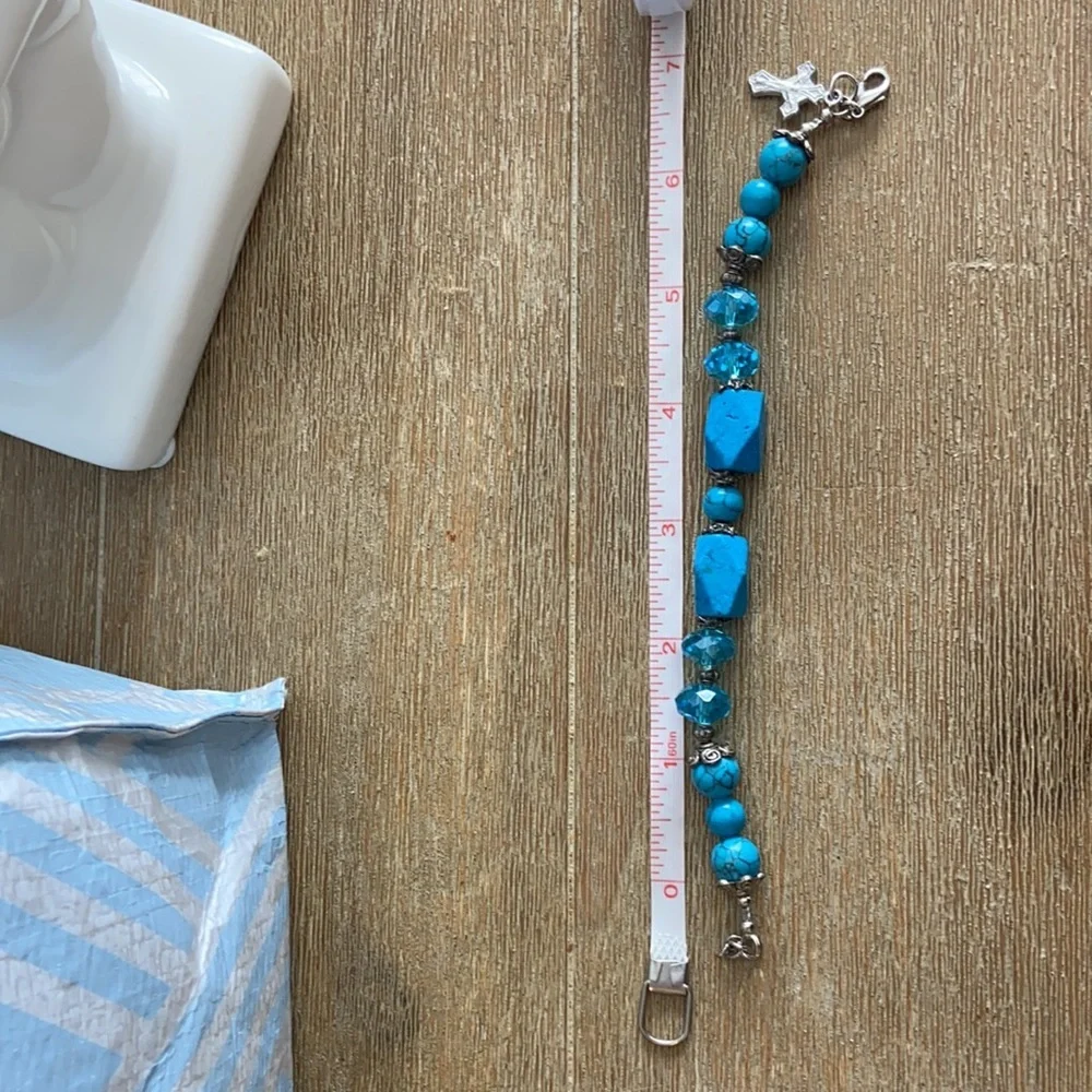 Cross Turquoise Bracelet